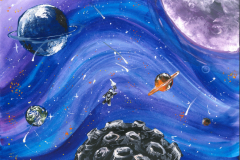 Рисунки к неделе космонавтики 2022